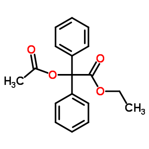2-乙?；趸?2,2-二苯基-乙酸乙酯結(jié)構(gòu)式_4406-92-2結(jié)構(gòu)式