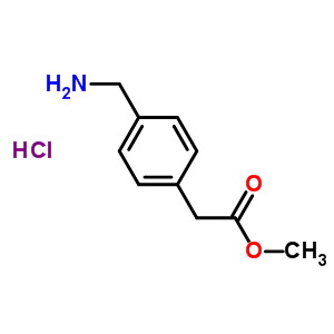 4-氨基甲基苯乙酸甲酯結構式_444807-46-9結構式