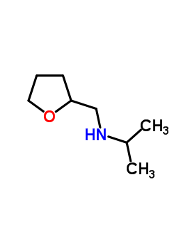 異丙基-(四氫-呋喃-2-甲基)-胺結(jié)構(gòu)式_5064-46-0結(jié)構(gòu)式
