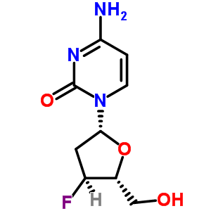 2’,3’-Dideoxy-3’-fluorocytidineStructure,51246-79-8Structure 2’,3’-Dideoxy-3’-fluorocytidine Structure,51246-79-8Structure