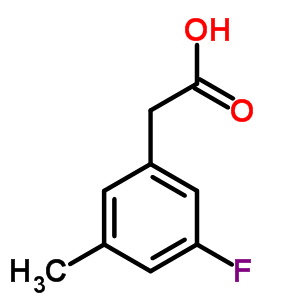 3-氟-5-甲基苯乙酸結(jié)構(gòu)式_518070-22-9結(jié)構(gòu)式