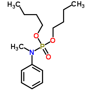 N-甲基-N-苯基磷酸二丁酯結構式_52670-79-8結構式