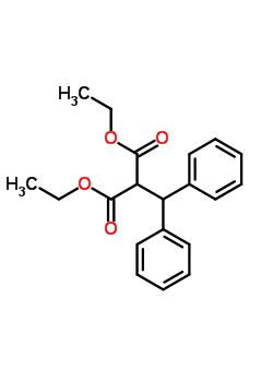 2-二苯甲基丙二酸二乙酯結(jié)構(gòu)式_5292-54-6結(jié)構(gòu)式