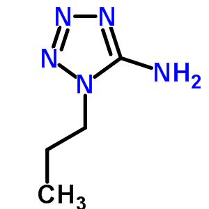 1-Propyl-1h-tetrazol-5-amineStructure,5340-04-5Structure 1-Propyl-1h-tetrazol-5-amine Structure,5340-04-5Structure