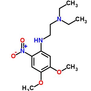 N,N-二乙基-n-(4,5-二甲氧基-2-硝基苯基)-1,2-乙二胺結(jié)構(gòu)式_53493-59-7結(jié)構(gòu)式