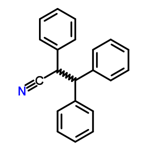 a,b-二苯基苯丙腈結(jié)構(gòu)式_5350-66-3結(jié)構(gòu)式