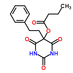 5-Butyryloxy-5-(α-methylbenzyl)barbituric acidStructure,53761-09-4Structure 5-Butyryloxy-5-(α-methylbenzyl)barbituric acid Structure,53761-09-4Structure
