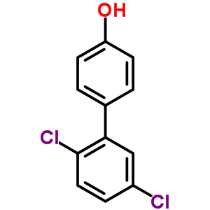 2,5-二氯-4-羥基聯(lián)苯結構式_53905-28-5結構式
