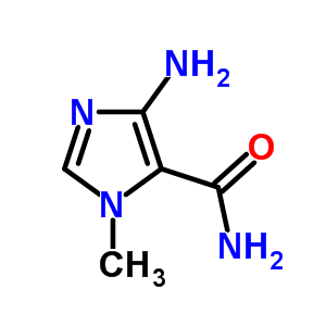 1H-imidazole-5-carboxamide,4-amino-1-methyl-(9ci)Structure,5413-89-8Structure 1H-imidazole-5-carboxamide,4-amino-1-methyl-(9ci) Structure,5413-89-8Structure