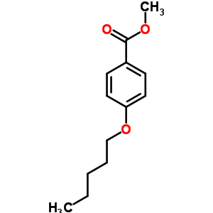 4-n-戊基氧基苯甲酸甲酯結構式_5416-97-7結構式