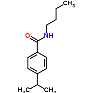 Benzamide,n-butyl-4-(1-methylethyl)-Structure,5436-68-0Structure Benzamide,n-butyl-4-(1-methylethyl)- Structure,5436-68-0Structure
