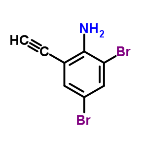 2,4-Dibromo-6-ethynyl-phenylamineStructure,543740-86-9Structure 2,4-Dibromo-6-ethynyl-phenylamine Structure,543740-86-9Structure