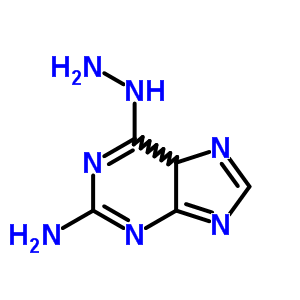 6-Hydrazino-9h-purin-2-amineStructure,5446-90-2Structure 6-Hydrazino-9h-purin-2-amine Structure,5446-90-2Structure