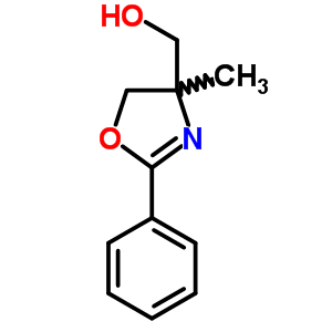 4-Oxazolemethanol,4,5-dihydro-4-methyl-2-phenyl-Structure,5448-32-8Structure 4-Oxazolemethanol,4,5-dihydro-4-methyl-2-phenyl- Structure,5448-32-8Structure
