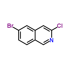 6-Bromo-3-chloroisoquinolineStructure,552331-06-3Structure 6-Bromo-3-chloroisoquinoline Structure,552331-06-3Structure