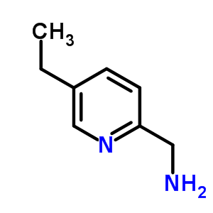 (5-乙基吡啶-2-基)甲胺結(jié)構(gòu)式_55243-14-6結(jié)構(gòu)式