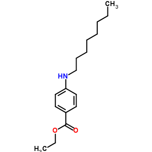 4-(辛基氨基)苯甲酸乙酯結(jié)構(gòu)式_55791-74-7結(jié)構(gòu)式