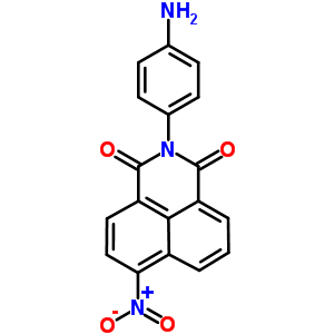 2-(4-氨基苯基)-6-硝基-1H-苯并[de]異喹啉-1,3(2H-)-二酮結(jié)構(gòu)式_57037-95-3結(jié)構(gòu)式