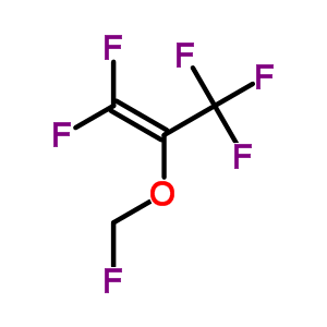 Fluoromethyl 2,2-difluoro-1-(trifluoromethyl)vinyl etherStructure,58109-34-5Structure Fluoromethyl 2,2-difluoro-1-(trifluoromethyl)vinyl ether Structure,58109-34-5Structure
