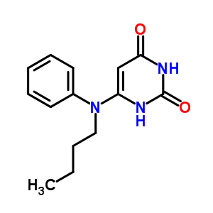丁基苯胺尿嘧啶結(jié)構(gòu)式_58668-96-5結(jié)構(gòu)式