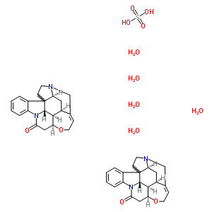 Strychnine sulfate pentahydrateStructure,60491-10-3Structure Strychnine sulfate pentahydrate Structure,60491-10-3Structure