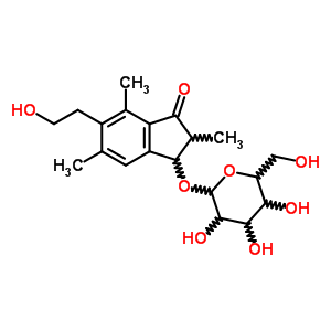 蕨素 C 3-葡糖苷結(jié)構(gòu)式_60657-36-5結(jié)構(gòu)式