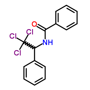Benzamide,n-(2,2,2-trichloro-1-phenylethyl)-Structure,60721-37-1Structure Benzamide,n-(2,2,2-trichloro-1-phenylethyl)- Structure,60721-37-1Structure