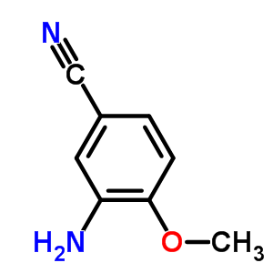 3-Amino-4-methoxybenzonitrile Structure,60979-25-1Structure