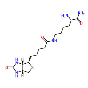 H-lys(biotinyl)-nh2Structure,61125-53-9Structure H-lys(biotinyl)-nh2 Structure,61125-53-9Structure