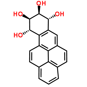 (7R,8S,9R,10S)-rel-7,8,9,10-四氫苯并[a]芘-7,8,9,10-四醇結(jié)構(gòu)式_61490-66-2結(jié)構(gòu)式