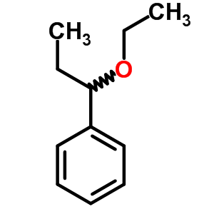 (1-乙氧基丙基)-苯結(jié)構(gòu)式_62163-19-3結(jié)構(gòu)式