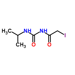 2-碘-n-(丙烷-2-基氨基甲酰)乙酰胺結構式_6267-46-5結構式