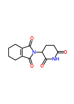 alpha-(3,4,5,6-四氫苯二甲酰亞氨基)-戊二酰亞胺結(jié)構(gòu)式_62723-89-1結(jié)構(gòu)式