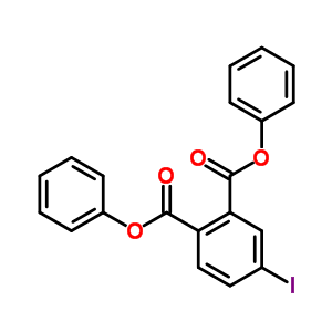 4-碘苯-1,2-二羧酸二苯酯結(jié)構(gòu)式_6301-62-8結(jié)構(gòu)式