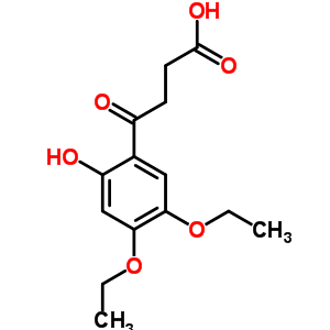 3-(2’-Hydroxy-4’,5’-diethoxybenzoyl)propionic acidStructure,63213-45-6Structure 3-(2’-Hydroxy-4’,5’-diethoxybenzoyl)propionic acid Structure,63213-45-6Structure