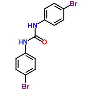1,3-雙(4-溴苯基)脲結(jié)構(gòu)式_6341-55-5結(jié)構(gòu)式