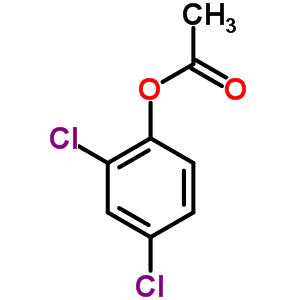 2,4-二氯苯酚乙酸酯結(jié)構(gòu)式_6341-97-5結(jié)構(gòu)式