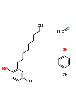 甲醛與 4-甲基-2-壬基苯酚和 4-甲基苯酚的聚合物結(jié)構(gòu)式_63494-85-9結(jié)構(gòu)式