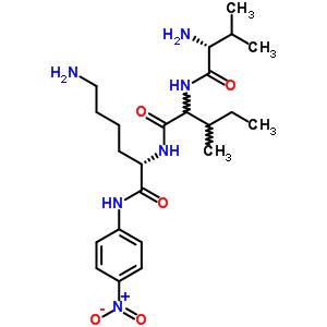 Valyl-leucyl-lysine 4-nitroanilideStructure,63589-93-5Structure Valyl-leucyl-lysine 4-nitroanilide Structure,63589-93-5Structure
