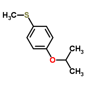 1-Isopropoxy-4-methylthiobenzeneStructure,63635-20-1Structure 1-Isopropoxy-4-methylthiobenzene Structure,63635-20-1Structure