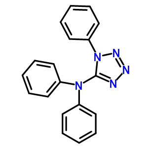 N,n,1-triphenyltetrazol-5-amineStructure,63641-08-7Structure N,n,1-triphenyltetrazol-5-amine Structure,63641-08-7Structure