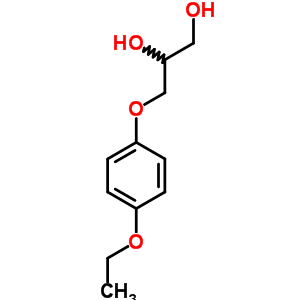 3-(P-ethoxyphenoxy)-1,2-propanediolStructure,63834-84-4Structure 3-(P-ethoxyphenoxy)-1,2-propanediol Structure,63834-84-4Structure