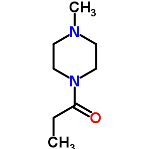 (9ci)-1-甲基-4-(1-氧代丙基)-哌嗪結(jié)構(gòu)式_63867-55-0結(jié)構(gòu)式