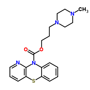 10H-吡啶并[3,2-b][1,4]苯并噻嗪-10-羧酸 3-(4-甲基哌嗪)丙酯結(jié)構(gòu)式_63885-82-5結(jié)構(gòu)式
