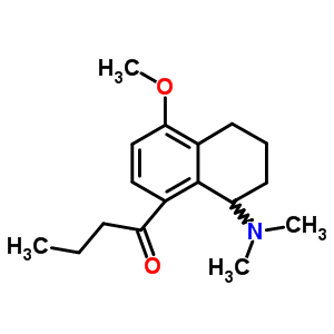 1,2,3,4-Tetrahydro-8-butyl-n,n-dimethyl-5-methoxy-1-naphthalenamineStructure,63979-01-1Structure 1,2,3,4-Tetrahydro-8-butyl-n,n-dimethyl-5-methoxy-1-naphthalenamine Structure,63979-01-1Structure
