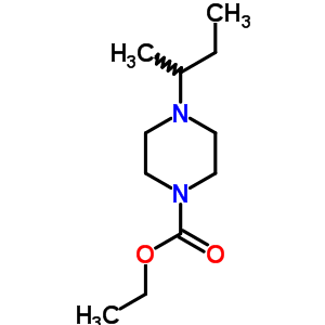 4-仲丁基-1-哌嗪羧酸乙酯結構式_63981-42-0結構式