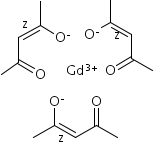 乙酰丙酮釓(III)水合物結(jié)構(gòu)式_64438-54-6結(jié)構(gòu)式