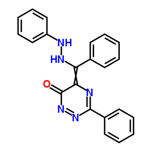 3-苯基-5-[苯基-(2-苯肼基)亞甲基]-1,2,4-噻嗪-6-酮結(jié)構(gòu)式_64445-46-1結(jié)構(gòu)式
