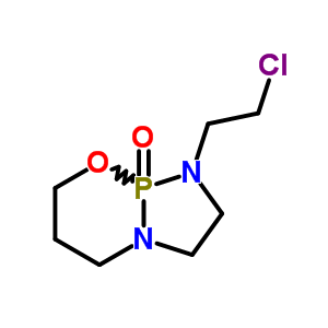 1-(2-氯乙基)四氫-1H,5H-[1,3,2]二氮雜磷?；鵞2,1-b][1,3,2]氧雜氮雜磷雜苯9-氧化物結(jié)構(gòu)式_64724-10-3結(jié)構(gòu)式