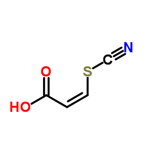 3-硫代氰?；?2-丙酸結構式_65200-27-3結構式